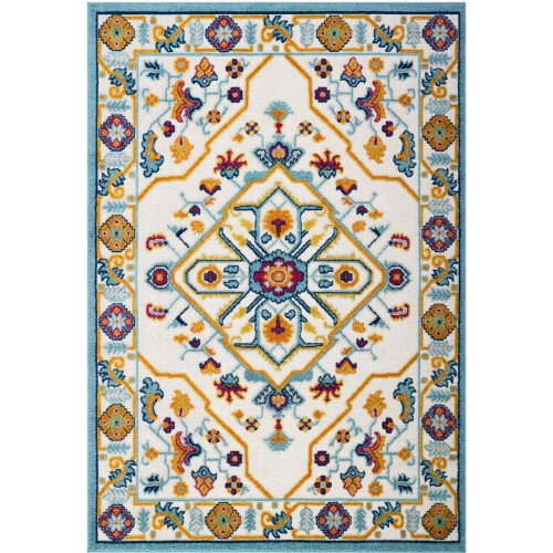 Reflect Freesia Indoor Outdoor 5 x 8 Area Rug in Multicolor