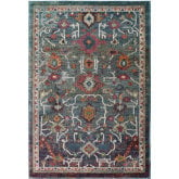 Tribute Every Distressed Vintage Floral 8 x 10 Area Rug in Multicolor