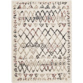 Skadi Rainbow Diamond 5 x 8 Shag Area Rug