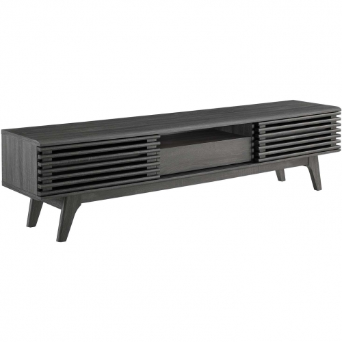 Render 70" TV Stand in Charcoal Gray