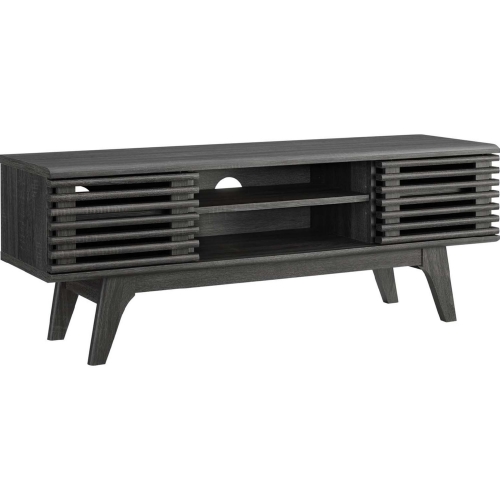 Render 46" TV Stand Media Console in Charcoal Gray