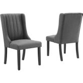 Renew Parsons Dining Chair in Gray Fabric (Set of 2)