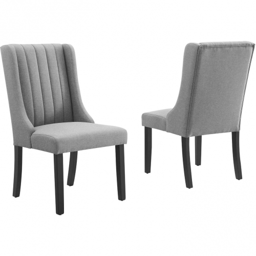 Renew Parsons Dining Chair in Light Gray Fabric (Set of 2)