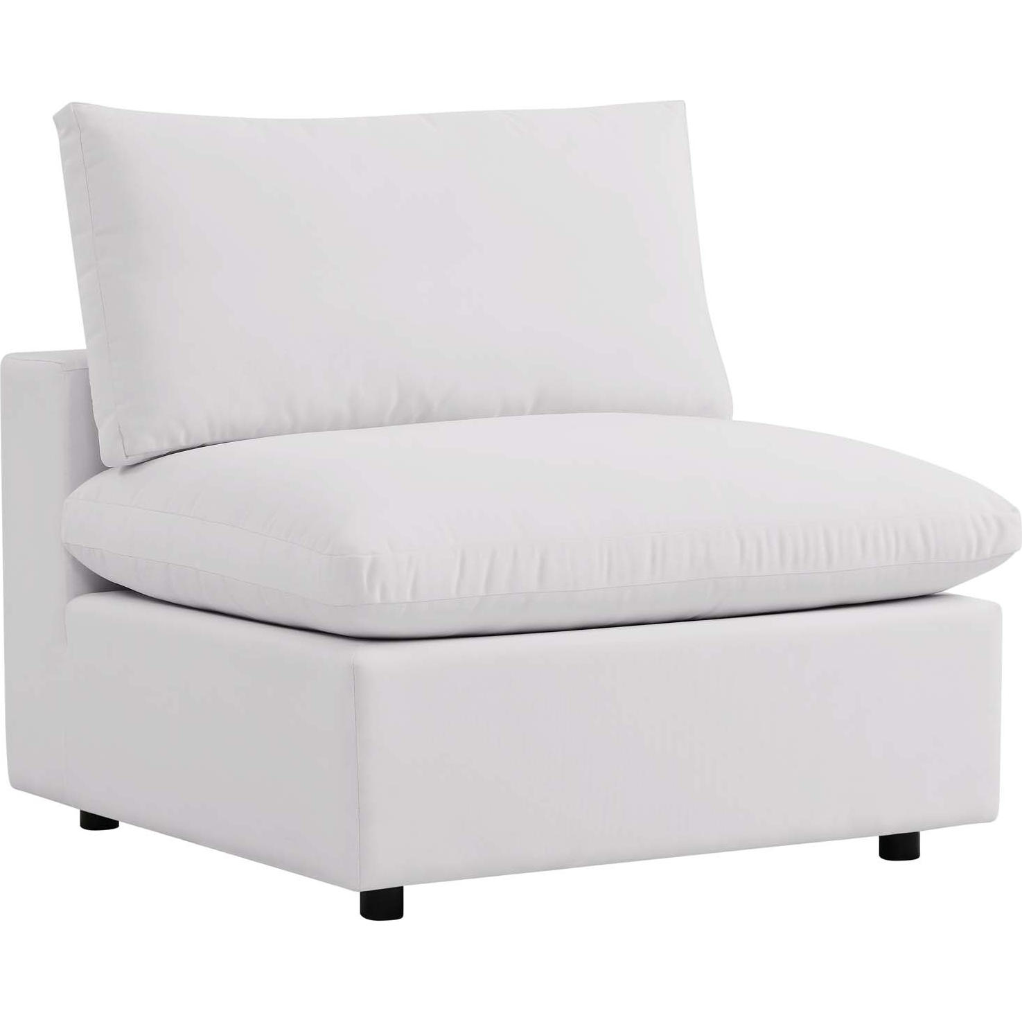 Modway armless online chair