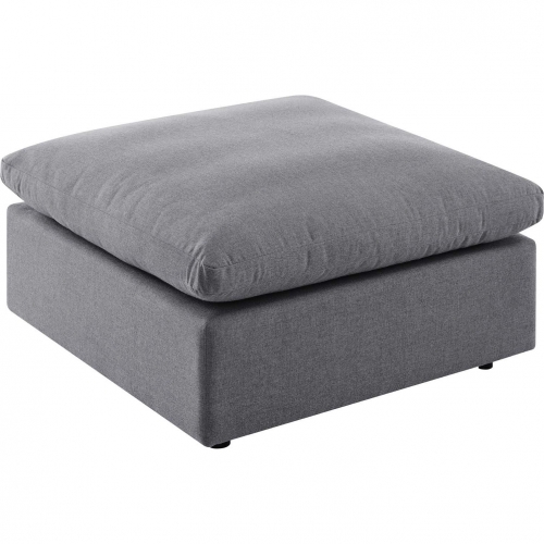 Commix Outdoor Ottoman in Gray Sunbrella&reg;