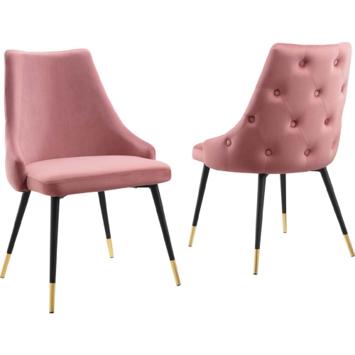 Adorn Dining Chair in Dusty Rose Performance Velvet (Set of 2)