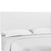 Taylor Full Queen Headboard in White Linen