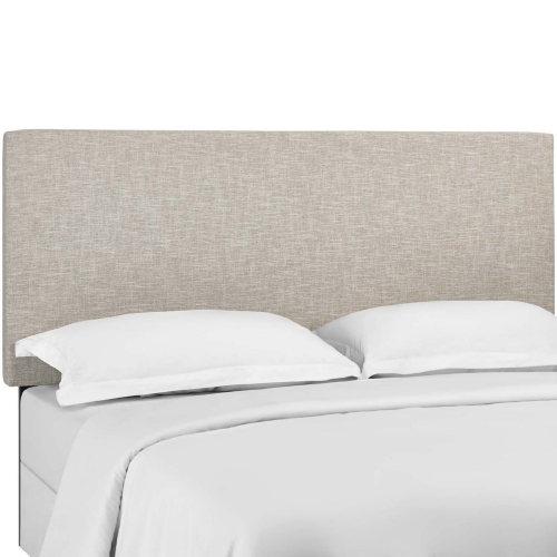 Taylor King California Headboard in Beige Linen