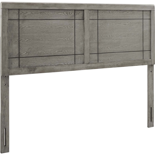 Archie King Headboard in Gray Wood