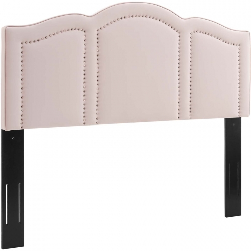 Cecilia King / CA King Headboard in Pink Velvet