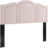 Cecilia King / CA King Headboard in Pink Velvet