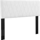 Leila King / CA King Headboard in Diamond White Velvet