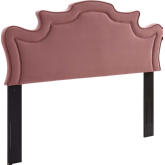 Evangeline Twin Headboard in Rose Velvet