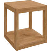 Carlsbad Outdoor Side Table in Teak Wood