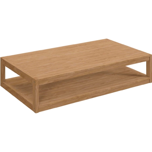 Carlsbad Outdoor Coffee Table in Teak Wood