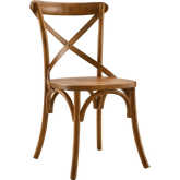 Gear Dining Chair in Walnut Finish Wood