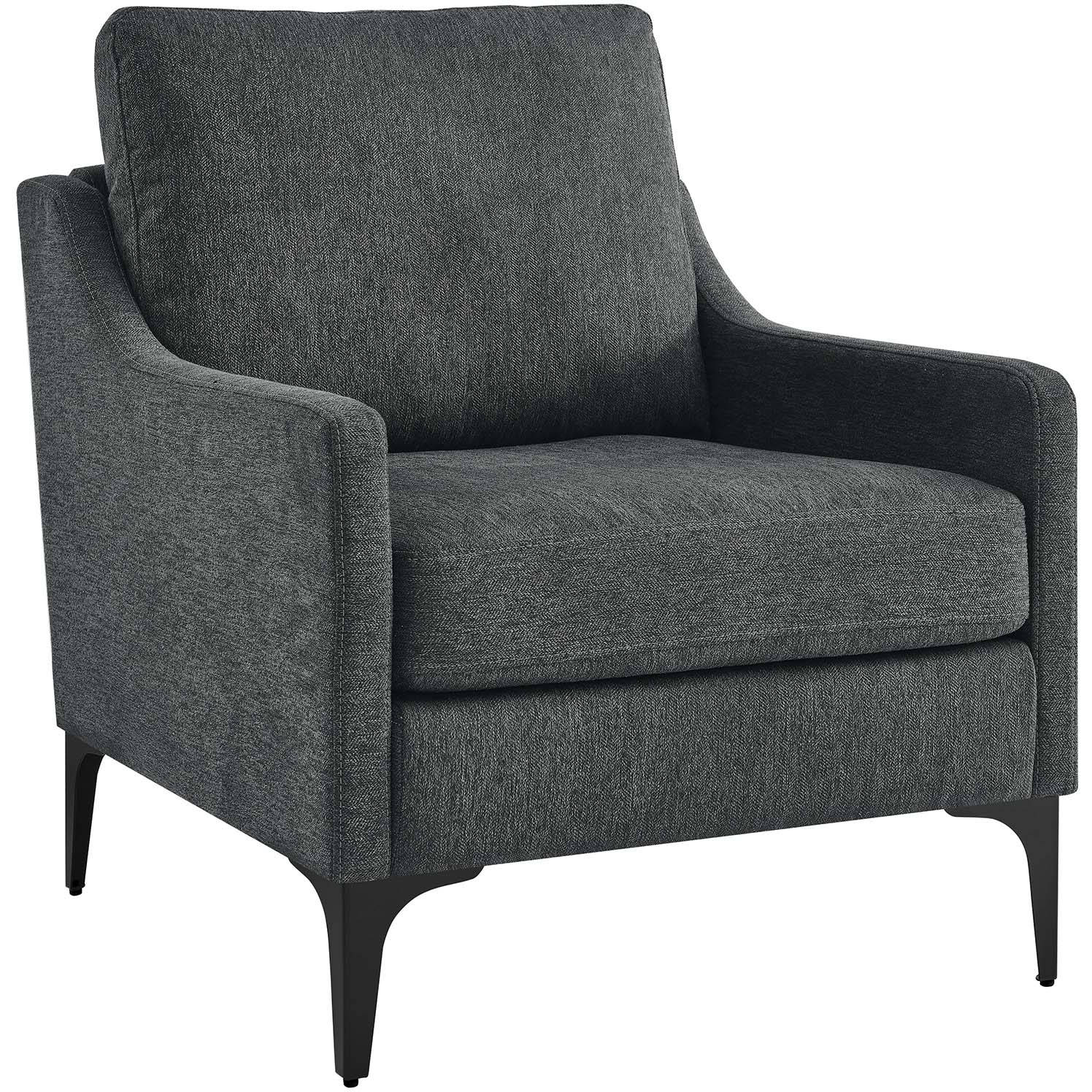 modway-eei-6023-cha-corland-arm-chair-in-charcoal-gray-fabric-black-metal