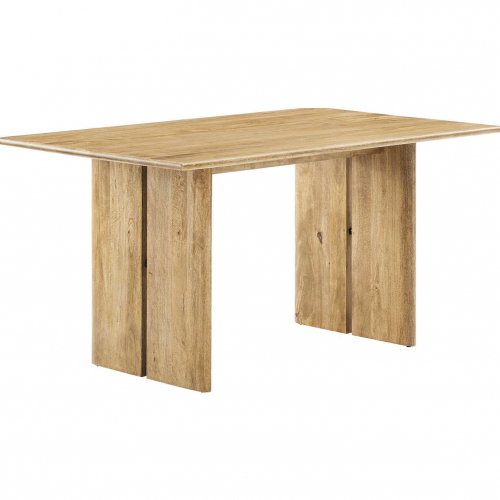 Amistad 60" Dining Table in Oak Finish Wood