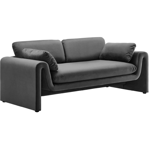 Waverly Sofa in Gray Performance Velvet