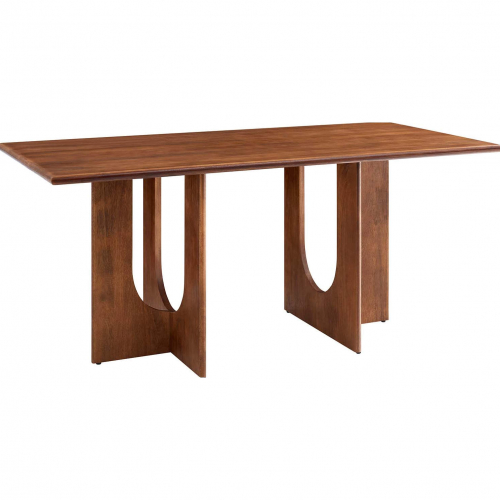 Rivian 70" Dining Table in Walnut Finish Wood