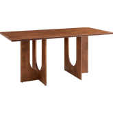 Rivian 70" Dining Table in Walnut Finish Wood