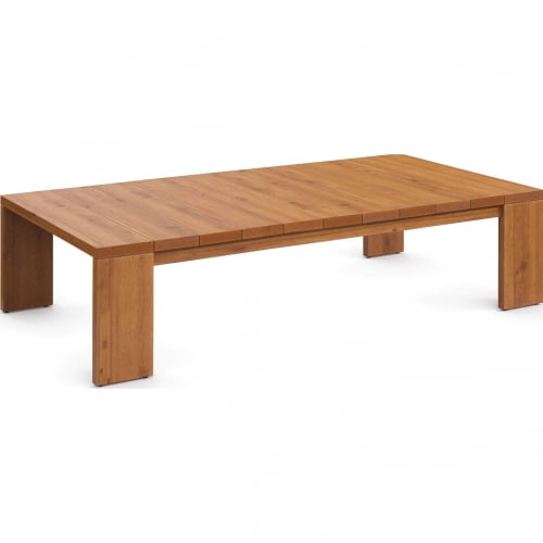 Tahoe Outdoor Coffee Table in Natural Acacia Wood