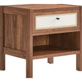 Ashlar Industrial Two-Drawer Natural Finish Acacia Wood Night Stand –  GDFStudio