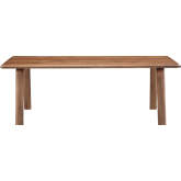 Malibu 88" Dining Table in Walnut