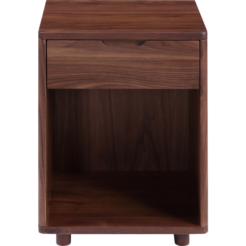 Osamu Nightstand in Walnut & Walnut Veneer