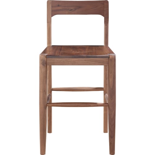 Owing Counter Stool in Walnut Wood