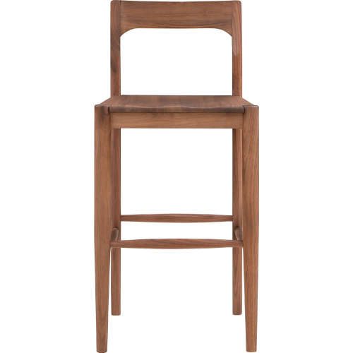 Owing Bar Stool in Walnut Wood