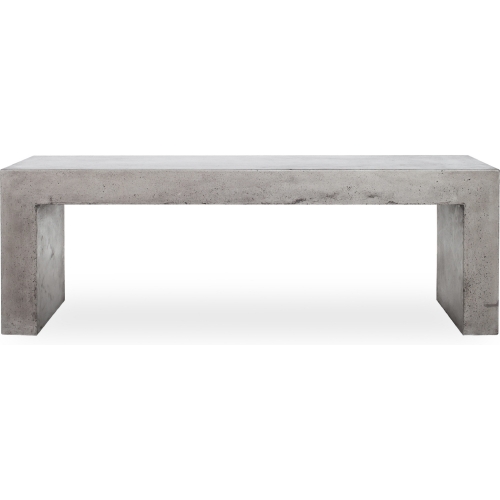 Lazarus 55" Indoor Outdoor Fiberstone Bench