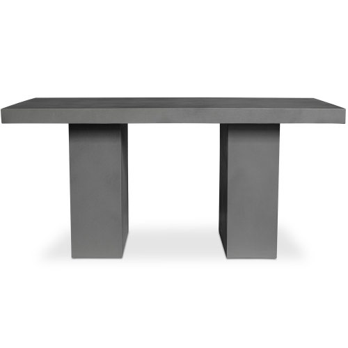 Aurelius 2 Outdoor Dining Table in Dark Grey Concrete