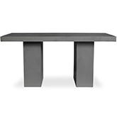 Aurelius 2 Outdoor Dining Table in Dark Grey Concrete