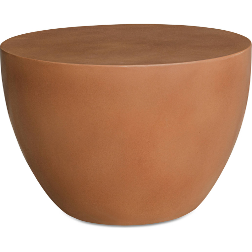 Insitu Outdoor Side Table in Terracotta Fiber Reinforced Concrete