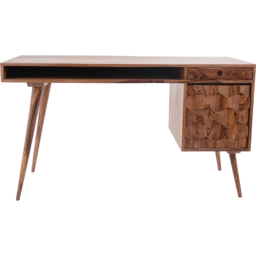 O2 Desk in Solid Sheesham Wood