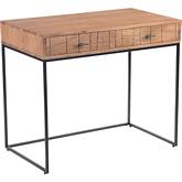 Atelier Desk in Acacia Wood & Iron