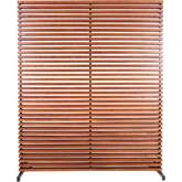 Dallin Room Screen in Brown Wood