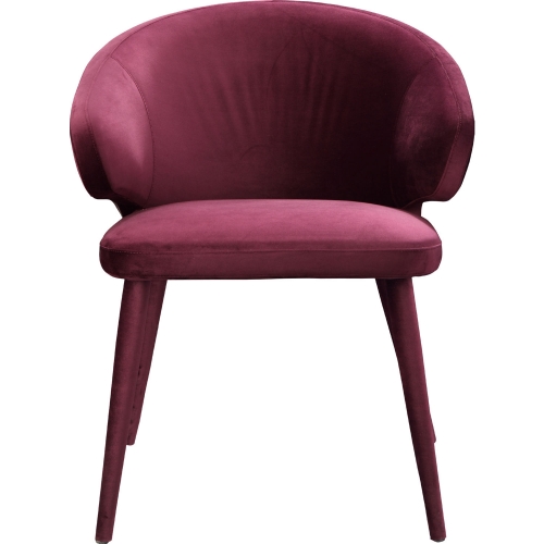 Stewart Dining Chair in Purple Fabric