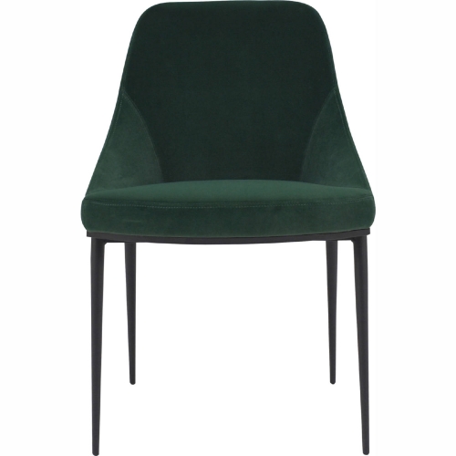 Sedona Dining Chair in Green Velvet (Set of 2)