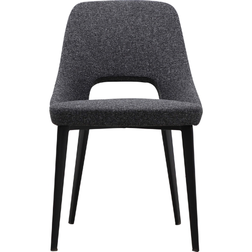 Tizz Dining Chair I Dark Grey Fabric