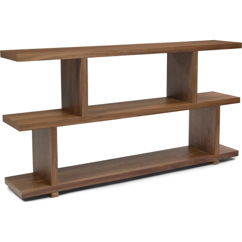 Miri Bookcase / Shelving in Walnut Veneer(Small)