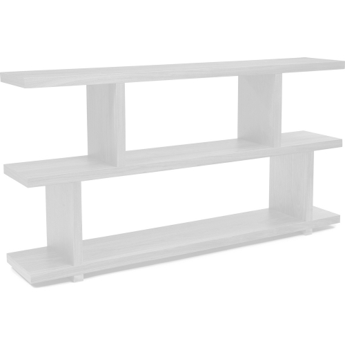 Miri Bookcase / Shelving in White High Gloss Lacquer (Small)