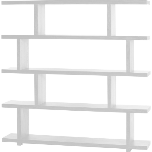 Miri Bookcase / Shelving in White High Gloss Lacquer (Large)