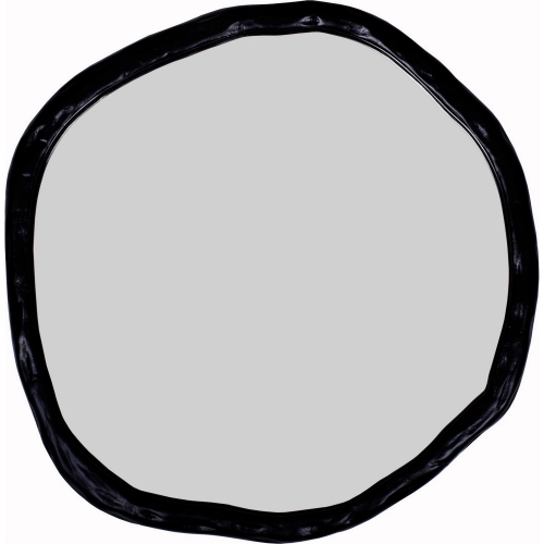 Foundry 24" Mirror in Black Metal