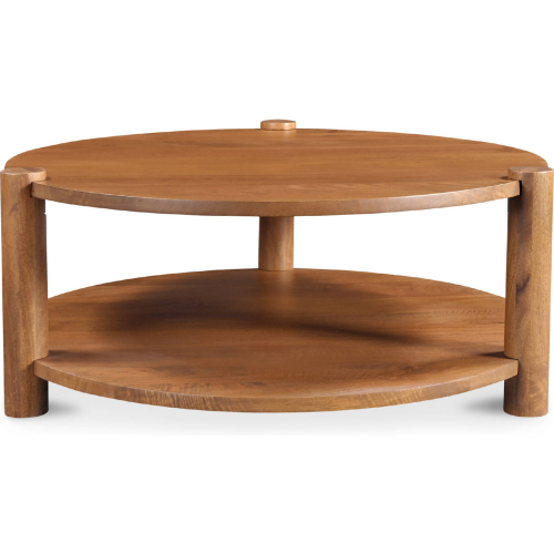 Olsen Coffee Table in Vintage Brown Finish Mango Wood