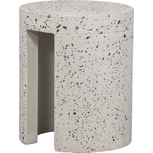 Lyon Outdoor Stool in Terrazzo