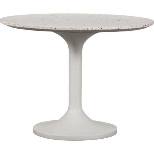 Tuli 39" Cafe Dining Table in Terrazzo & Metal