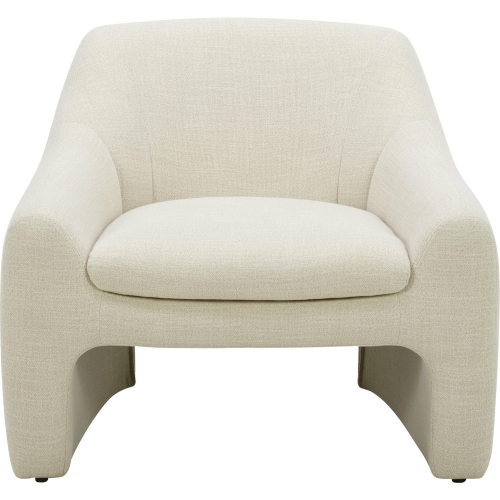 Kenzie Accent Chair in Dune Linen Color Fabric