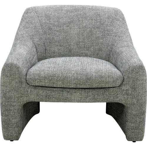 Kenzie Accent Chair in Slated Moss Pebble Fabric